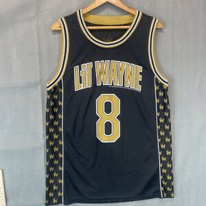 Lil Wayne Carter / Weezy Young Money YMCMB Tour #8 Basketball Tank Jersey size L